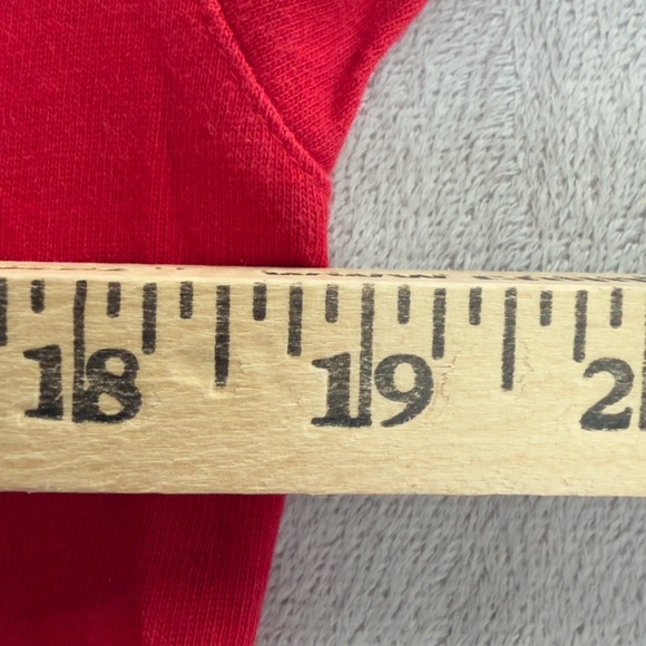 Vintage 90s Mickey Mouse & Pluto "Dog Gone" T-Shirt Mens Medium Red Long Sleeve - Picture 5 of 7